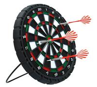 COLORBABY Diana de Dardos Plegable, 31 cm de diámetro, Incluye 3 Dardos, para niños + 14 años, Juegos de puntería, Juegos de Interior (44930)