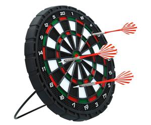 COLORBABY Diana de Dardos Plegable, 31 cm de diámetro, Incluye 3 Dardos, para niños + 14 años, Juegos de puntería, Juegos de Interior (44930)