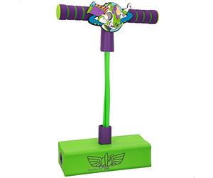COLORBABY Disney, Pogo stick Buzz Lightyear, Toy Story juguetes, jumper de goma 42cm de altura, saltarín ligero y fácil de transportar, niños a partir de 3 años (77322)
