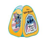 COLORBABY Disney Stitch Tienda de campaña Pop-up Infantil 75x75x90 cm con Bolsa de Transporte, Diseño Plegable para Interior y Exterior (48437)