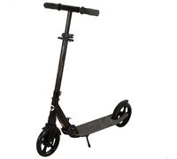 ColorBaby EVO Patinete Infantil 2 Ruedas, Color Negro, Plegable, Freno Trasero, Soporte Lateral, Base Antideslizante, 86x39x96 cm, Máx. 100 kg, Juguetes niños 8 años, Patinetes Infantiles (54348)