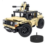 ColorBaby iM.Master Juego de construcción, Coche teledirigido Militar 2 en 1, 370 Piezas, Radiocontrol 2.4 GHz, Diseño transformable, Montaje Stem preciso y Divertido, (85451)