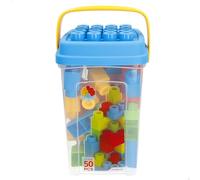 ColorBaby- Juego construcción cubo 50 piezas Maxi Color Block (49280)