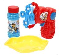ColorBaby La Patrulla Canina Pistola de pompas de jabón eléctrica, Bote 50 ml, Bandeja para jabón, Diseño Colorido, Marshall, Chase, Sky, Juegos Exterior, Actividades para niños +3 años (39137)