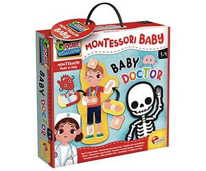 COLORBABY Lisciani - Juego descubre el cuerpo humano Montessori Baby Doctor, Rompecabezas, Juegos educativos, Juguetes niños 1 año, Giocare Educare, Aprender divirtiéndose, Regalos infantiles (47617)