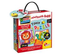 COLORBABY Lisciani - Puzzle táctil Montessori, 24 piezas, Acabado rugoso, Memory juego niños, Juegos educativos 1 año, Juego para bebés, Juguetes lisciani, Giocare Educare (47612)