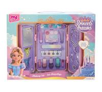 COLORBABY Maletín Maquillaje Infantil Princess Dreams, con Espejo, Sombras, pintalabios, pintauñas, Joyas, Pegatinas y Accesorios, Producto no tóxico Desde 5 años (74207)