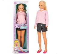 ColorBaby Maria Casual Muñeca Grande Falda, 105 cm, Accesorios incluidos, Muñecas para peinar, Juegos de rol, Juguetes para niños y niñas + 3 años (39652)