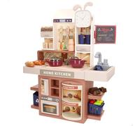 COLORBABY My Home Cocinita de Juguete Pastel, Luz, Sonido y Efectos, Incluye Accesorios, Juguetes simbólicos, Juego de cocinar, Juegos para niños y niñas, Regalos niños, A Partir 3 años (39572)