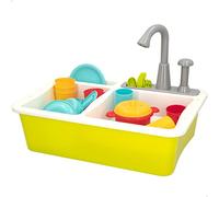 COLORBABY My Home, Fregadero de juguete con agua, Juguete de Hogar y cocina, Fregadero con accesorios, niños 3 años (49025)