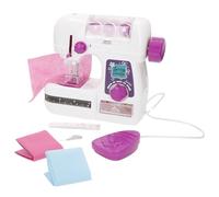 ColorBaby My Home Máquina de Coser para niños, con luz, Aguja con Protector, Pedal de Mano, Incluye Telas Rosa y Azul, Juegos de Costura, Juguetes educativos 3 años (39552)