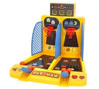COLORBABY Pac-Man Juego de Basket, Arcade de Mesa, Luces y Sonido, Marcador electrónico, Diseño Premium, Licencia Oficial, Juegos de Mesa electrónicos, Juguete de colección, Niños, Adultos (77725)