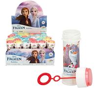 COLORBABY 24259 - Pack de 36 pomperos de Frozen, juguete burbujas jabón, regalo para niños, 60 ml, cuatro colores