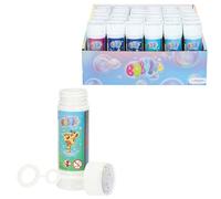ColorBaby Pack 36 pomperos Infantiles 55 ml con Varita sopladora, diseños Surtidos, Formato pequeño fácil de Llevar, optimo para Fiestas, Actividades al Aire Libre y niños Desde 3 años (38080)