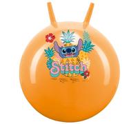 COLORBABY Pelota hinchable saltarina Disney Stitch 45 cm con asas ergonómicas, diseño oficial, juguete activo y seguro para niños a partir de 3 años (48438)