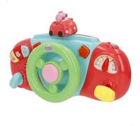 ColorBaby Peppa Pig Volante para Carro de bebé, Asa Anclaje, Diseño Colorido, Peppa, George y Sus Amigos, Juegos interectivos, Actividades para niños +6 Meses (39159)