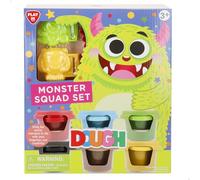 ColorBaby Play Juego de plastilina Monstruos, 6 Botes de Colores, Moldes Figuras, Herramientas moldear, Experiencia Segura, niños + 3 años (39617)