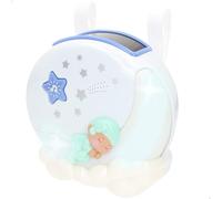 COLORBABY PLAY Proyector de cuna con luz y música, Proyección de estrellas, Melodías relajantes, Control de volumen, Modo noche, Funciona con 3 pilas AAA no incluidas, Para bebés desde 0 meses (39624)