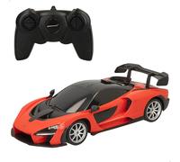 ColorBaby Rastar Coche teledirigido, McLaren Senna, Licencia Oficial, Escala 1:18, Color Naranja, Coches teledirigidos, Vehículo radiocontrol, Control Remoto, Regalos para niños (41279)