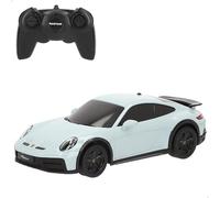 ColorBaby Rastar Coche teledirigido Porsche 911 Dakar 1:24 con Maletero Desmontable, Luces Reales, Puertas manuales, suspensión Independiente y Control 2.4GHz (41328)
