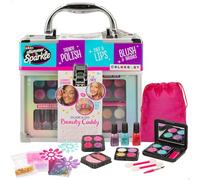 COLORBABY Shimmer N Sparkle Set Maquillaje Infantil, Go Glam, Maletín manicura, No tóxico, Pintauñas niñas, Pegatinas, Purpirina, Juguetes niña +8 años, Estuche Belleza, Regalos niños, (47086)