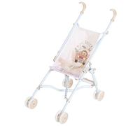 COLORBABY Sillita de Paseo para muñecas, Carro Juguete, Diseño Silla Plegable Paraguas, 27x53x56 cm, Juguete niñas, Juego imitación, para Jugar y pasear muñecos (44997)