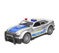 ColorBaby Speed & Go Coche policía Juguete, con Luces y Sonidos, Puertas Apertura Manual, Sistema de fricción, Escala 1:14, para niños a Partir de 3 años (39055)