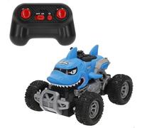 COLORBABY Speed & Go Coche teledirigido tiburón, Azul Claro o Azul Oscuro, 1:24, Efectos de Humo, Sonidos y Luces, 6 direcciones, Coches radiocontrol para niños, Vehículo RC, Juguetes 4 años (41362)