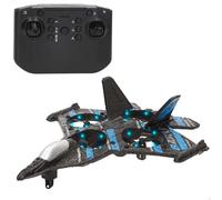 COLORBABY Speed & Go Dron avión de combate teledirigido, luces LED, 50-60 metros, Ajuste dirección, 2.4 GH.z, Giro 360º, Auto despegue y aterrizaje, Aviones combate, RC, Vehículos radiocontrol (41366)