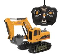 ColorBaby Speed & Go, Excavadora teledirigida 1:24, RC, Luz, Giro 360°, Cargador Incluido, Mando radiocontrol 5 Funciones, Vehículo de construcción, Juguetes teledirigidos, Juguete niño +4 (47528)