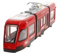 COLORBABY Speed & Go Tren de Juguete, Rojo, Escala 1:16, 44 cm, Puertas abatibles, Luces y Sonidos, Sistema de fricción, Tranvía Urbano, Juguetes para niños 3 años (49809)