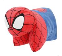 ColorBaby Spider-Man Cojín Infantil niño, 45x28 cm, Peluche Almohada 2 en 1, Color Azul y Rojo, Poliéster, Aterciopelado y Suave, Cojines Divertidos, Juguetes niños 3 años (77841)