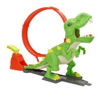 ColorBaby Teamsterz Pista lanzadora Coches, Looping y Dinosaurio, Tamaño Gigante, Incluye 1 Coche metálico, Funcionamiento Manual sin Pilas, Juguete Infantil, para niños y niñas Desde 3 años (39497)