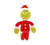 ColorBaby The Grinch Peluche navideño, Tamaño 30 cm, Diseño con Traje de Papá Noel, Material Suave y blandito, Ideal para Decorar en Navidad, Sofá o árbol, Regalo Original, Licencia Oficial (77703)
