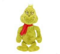 COLORBABY The Grinch Peluche navideño, Tamaño Grande 50cm, Licencia oficial, Material suave y blando, Para decoración de Navidad, Regalos originales, Peluches sofá o árbol, Diseño bufanda roja (77705)