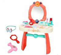 COLORBABY Tocador con luz y sonido, Princesas, Incluye accesorios, Belleza infantil, Juego maquillaje, Mesa para maquillarse niñas, Juguete para niña 3 años (47378)