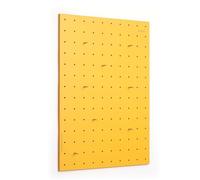 Colorboard Duo Perforated Wall Board, pegboard, Desk Organizer, Tool Panel, Perforated Panel, Matiza (50 cm x 70 cm, Lavender, Biscuit, Blue, Yellow) (Yellow)