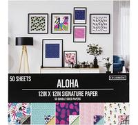 Colorbok Cardstock 12"X12" 50/Pkg-Signature Aloha