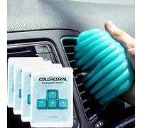 COLORCORAL Gel de limpieza de coche para limpieza de coche, limpiador de masilla de coche, limpiador de masilla de coche, gel de limpieza de polvo, limpiador de polvo, limpiador de polvo universal (4