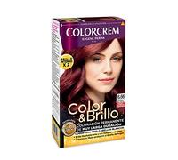 Colorcrem Color & Brillo Colorcrem - Tinte permanente mujer - Tono 6.66 Chocolate Rojo Intenso, con tratamiento nutri-protector al aceite de Argán. + 45% de producto | Disponible en más de 20 tonos.