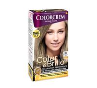 Colorcrem Color & Brillo - Tinte Permanente Mujer - Tono 80 Rubio Claro, con Tratamiento Nutri-Protector al Aceite de Argán. + 45% de Producto | Disponible en más de 20 Tonos.