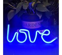 Colording Love Luz de neón Letreros de neón de amor Letreros LED para regalo de San Valentín Habitación de niñas Habitación de niños Letrero de neón para pared USB/con pilas Luz de neón