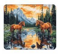 Colore Arancione Tappetino Mouse Piccolo 200x150x3mm, Tappetino Scrivania con Bordo Cucito, Mousepad Impermeabile e Antiscivolo, Pratica e Facile da Pulire, Accessori Gaming Regalo, Tramonto 7-7500