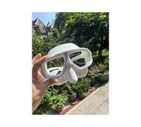 (Colore magico opalescente antiappannamento) Maschera da snorkeling per immersioni libere a basso volume,