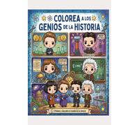 Colorea a los grandes Genios de la Historia