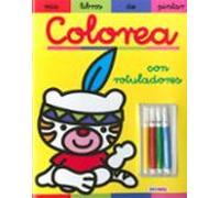 colorea con rotuladores (mis libros de pintar) (tigre)