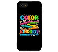 Colorea el Mundo con Arte de crayón bondadoso Carcasa para iPhone SE (2020) / 7/8