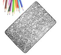 Colorea Tu Propia Manta: Manta Para Y Dibujar, Lana De Cordero Lavable, Mantas De Sofá Lavables Para Manualidades | Mantas De Sofá Para Niños Niñas Familias Amantes De La Artesanía Prees