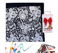 Colorea Tu Propia Manta - Proyecto De Arte Decorativo Para El Hogar Suave Y Lavable - Mantas de Tela DIY para Niños y Adultos - Para Actividades Familiares En Cumpleaños Y Vacaciones En Dormitorio