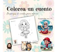 Colorea un cuento: Personajes de cuentos para colorear generados con IA